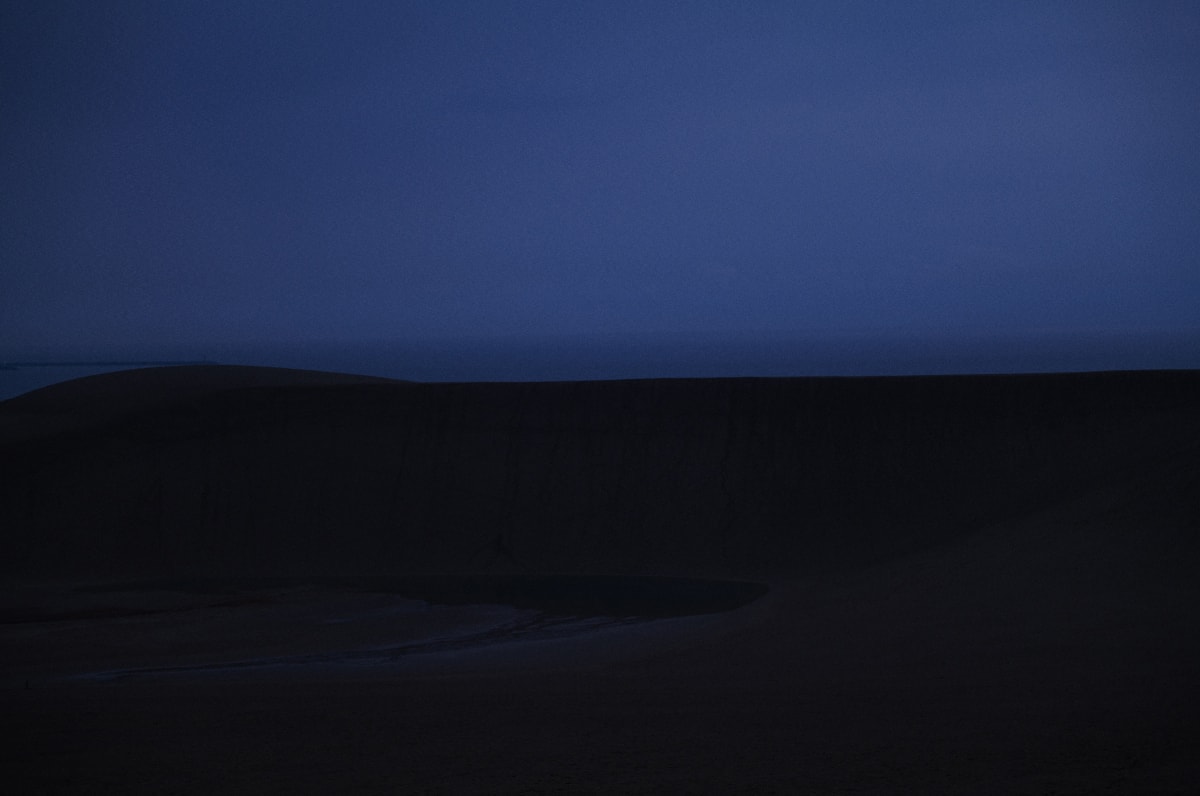 夜の砂漠の画像